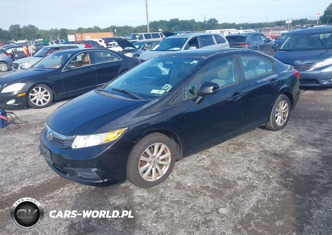 2012 Honda Civic Sdn Ex VIN:2HGFB2F8XCH525792 - 2