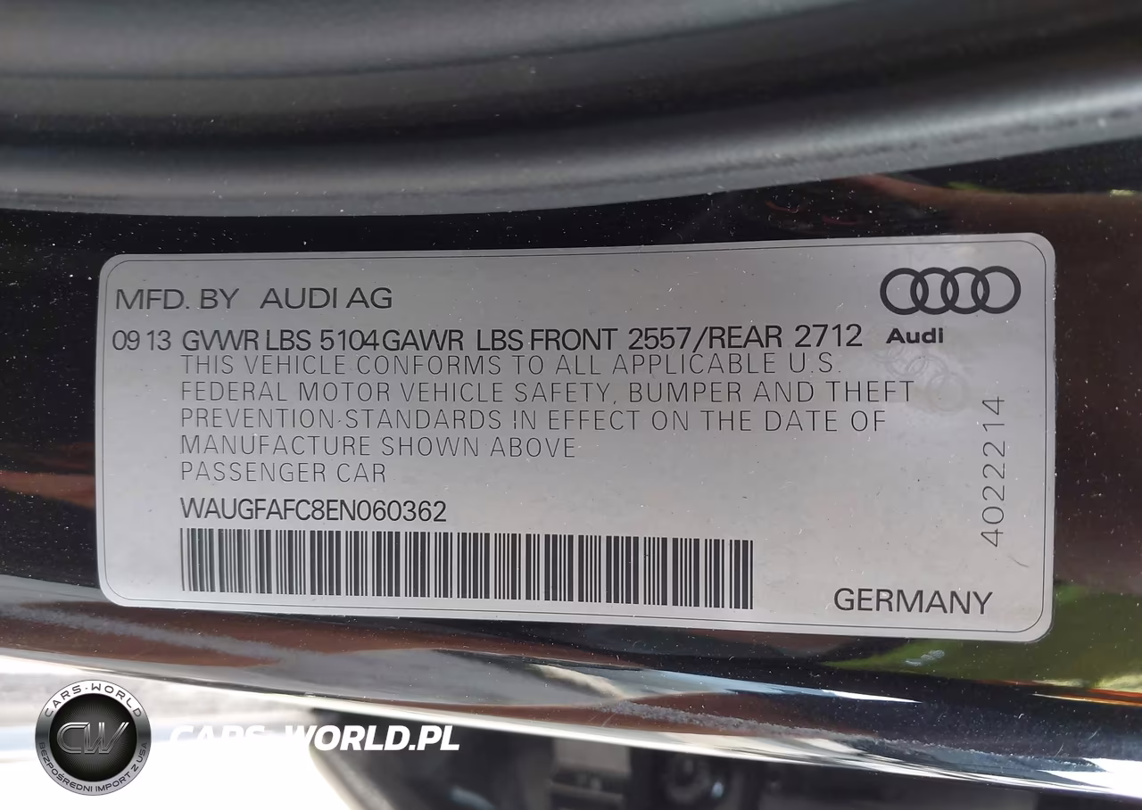 2014 Audi A6 2.0T Premium VIN:WAUGFAFC8EN060362 - 9