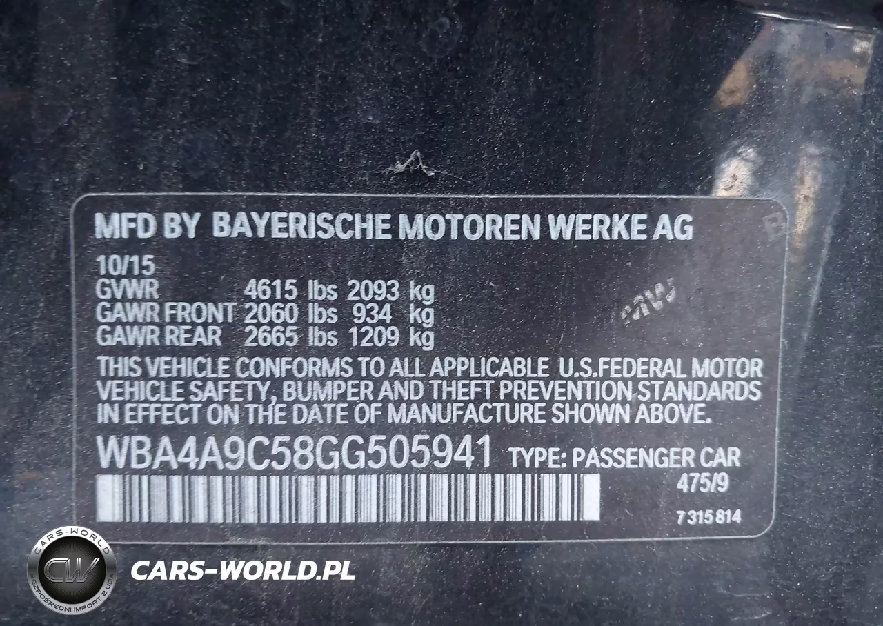2016 BMW 428I Gran Coupe VIN:WBA4A9C58GG505941 - 9
