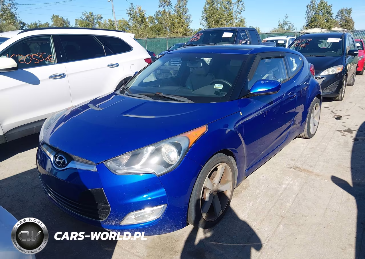 2012 Hyundai Veloster Gray Int VIN:KMHTC6AD4CU055231 - 6