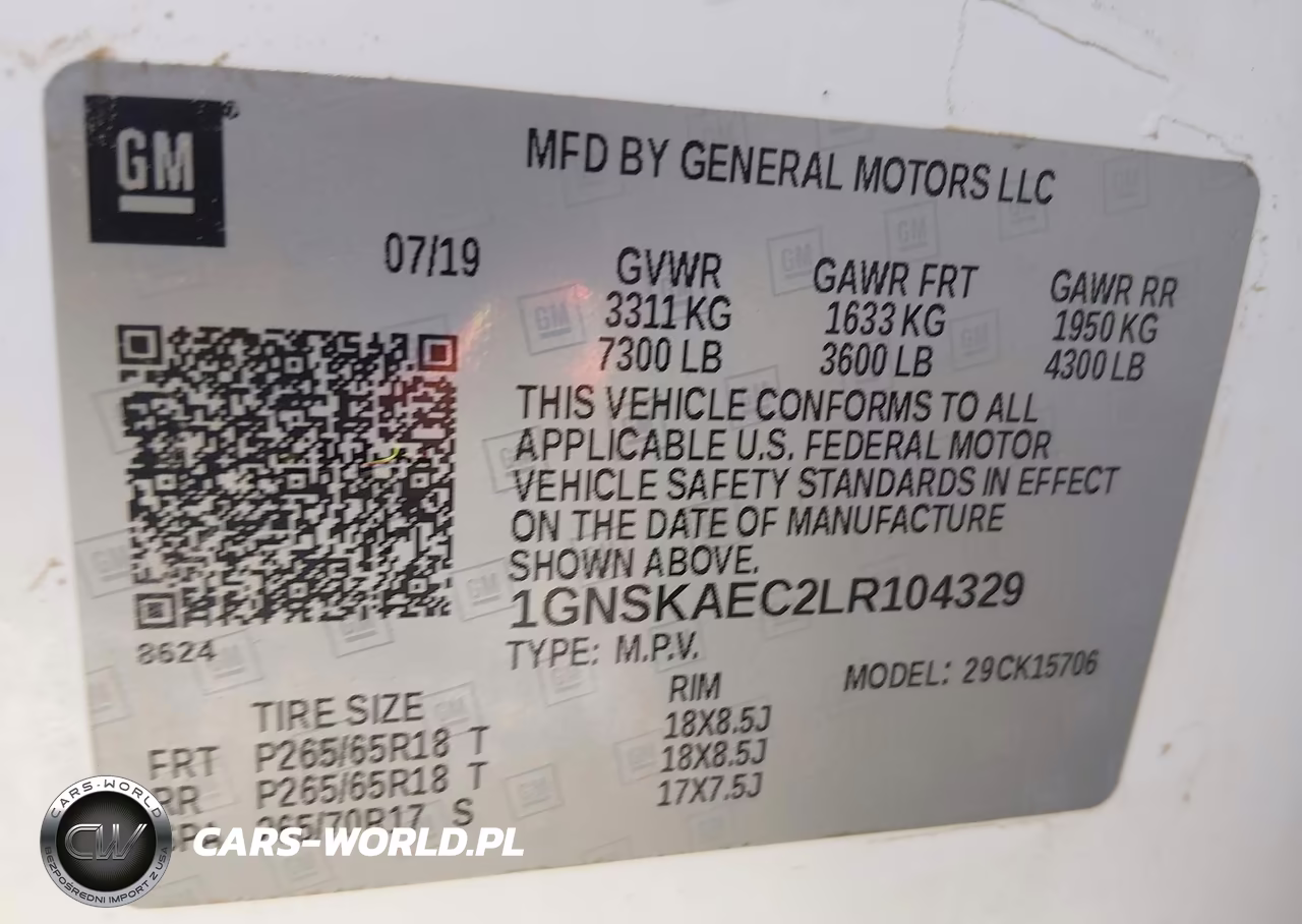 2020 Chevrolet Tahoe 4Wd Ls VIN:1GNSKAEC2LR104329 - 9