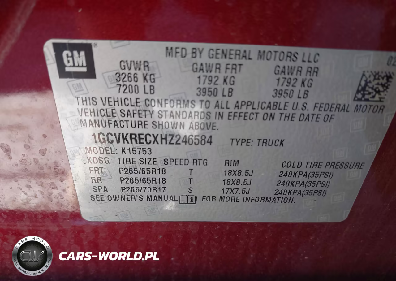 2017 Chevrolet Silverado 1500 1Lt VIN:1GCVKRECXHZ246584 - 9