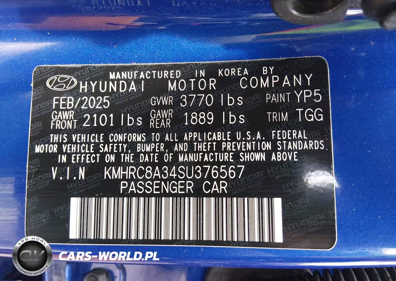 2025 Hyundai Venue Sel VIN:KMHRC8A34SU376567 - 9