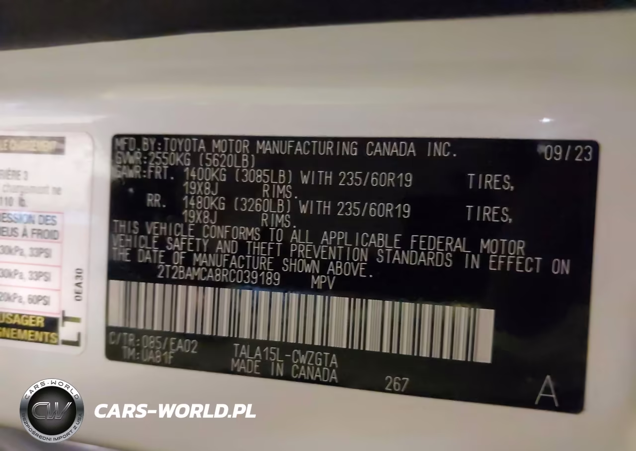 2024 Lexus Rx 350 Premium VIN:2T2BAMCA8RC039189 - 9