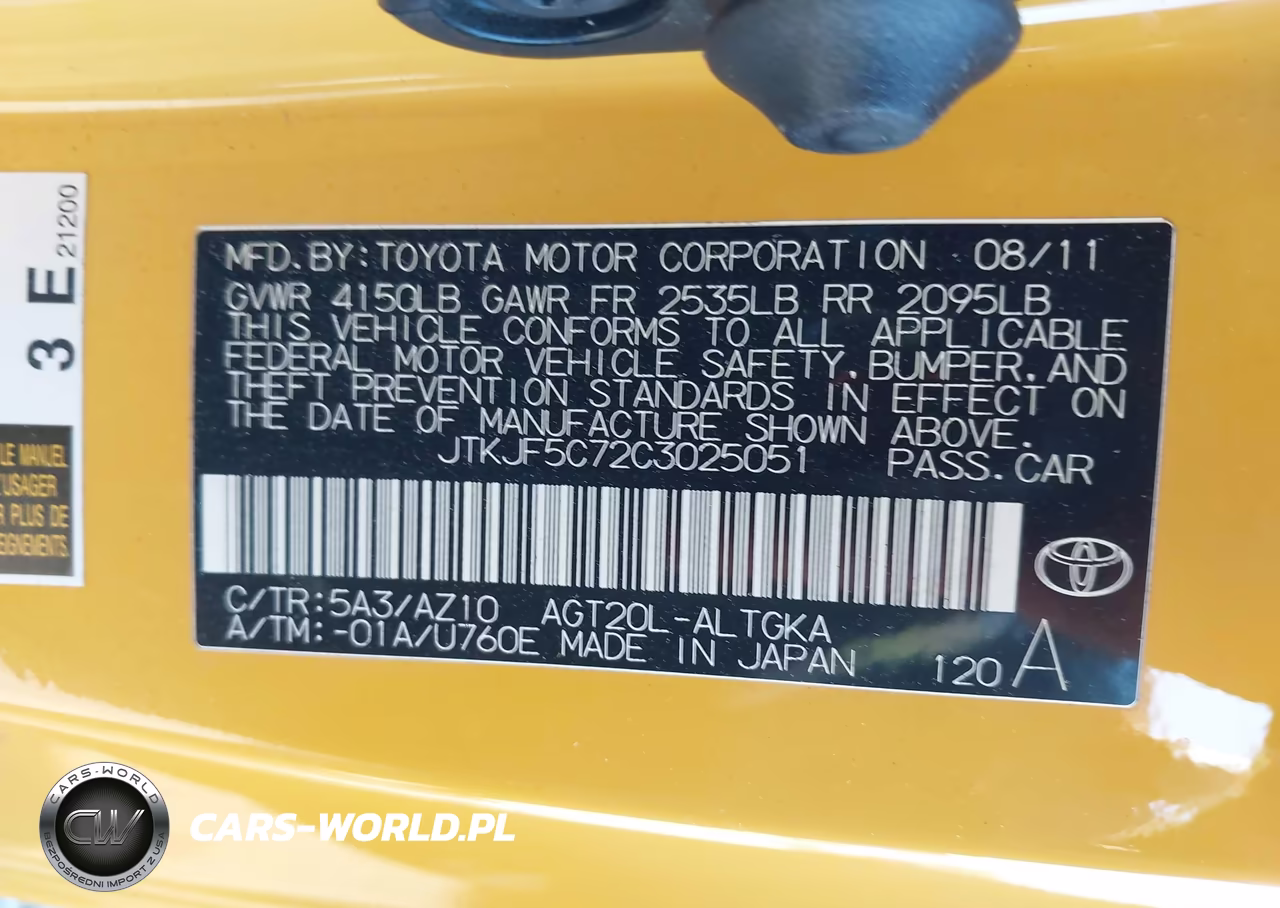 2012 Scion Tc Release Series 7.0 VIN:JTKJF5C72C3025051 - 9