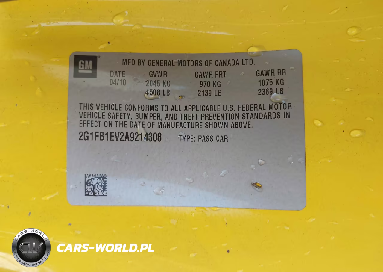 2010 Chevrolet Camaro 1Lt VIN:2G1FB1EV2A9214308 - 9