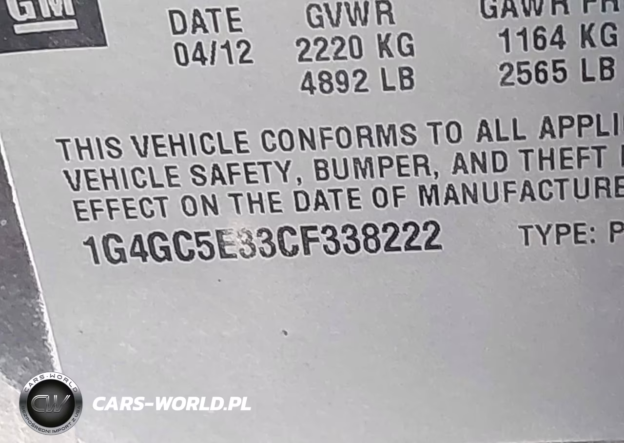2012 Buick Lacrosse Leather Group VIN:1G4GC5E33CF338222 - 9