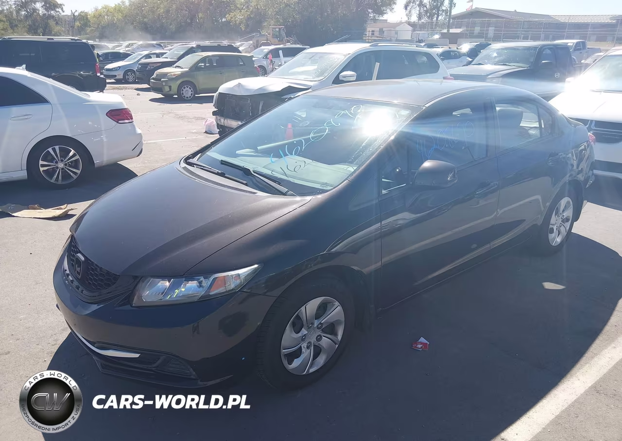 2013 Honda Civic Sdn Lx VIN:2HGFB2F55DH593568 - 2