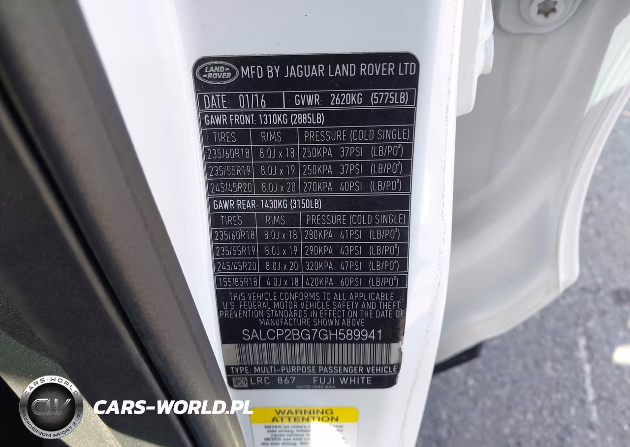 2016 Land Rover Discovery Sport Se VIN:SALCP2BG7GH589941 - 9