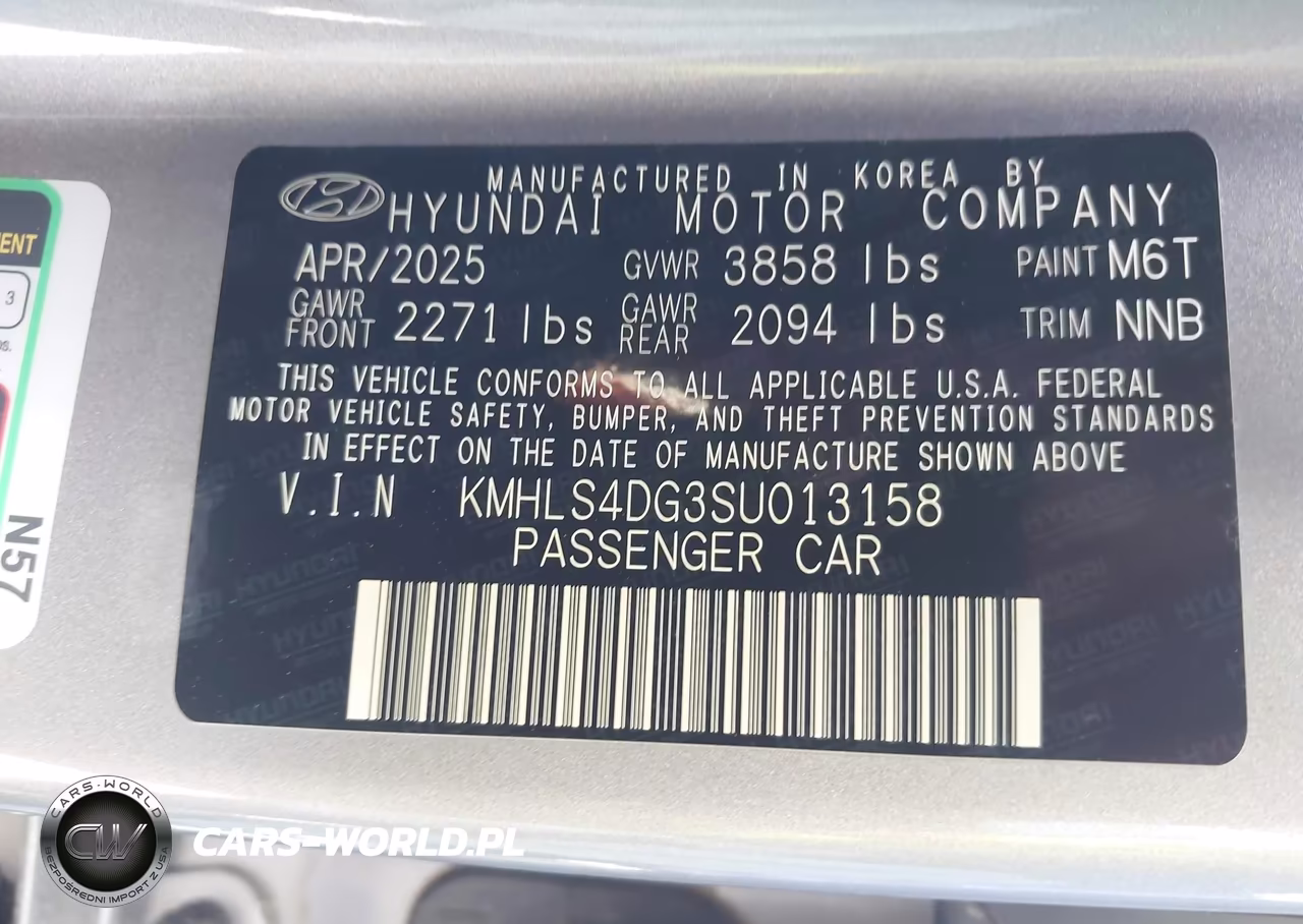 2025 Hyundai Elantra Sel Convenience VIN:KMHLS4DG3SU013158 - 9