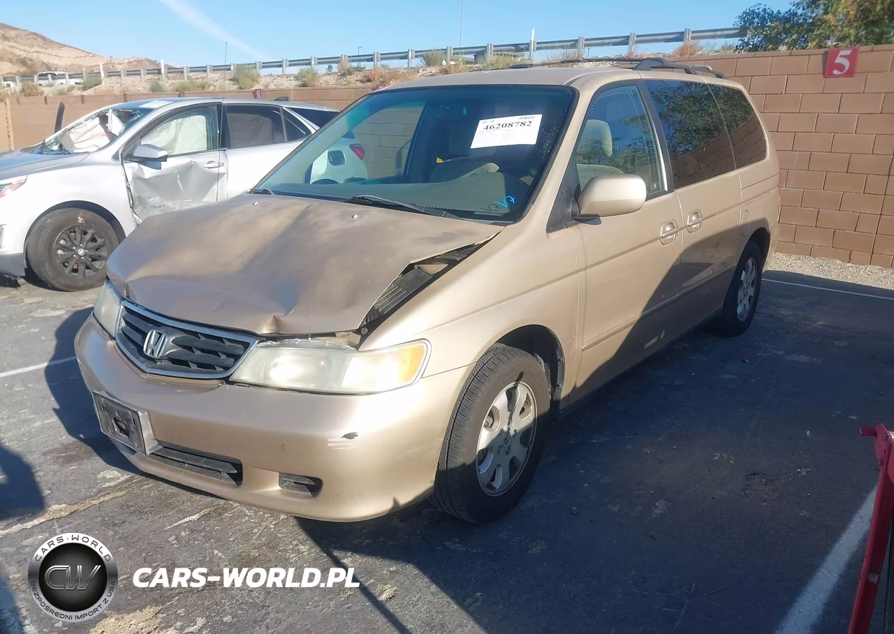 2002 Honda Odyssey Ex VIN:2HKRL18662H547373 - 2