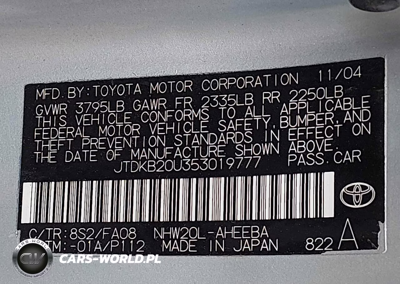 2005 Toyota Prius VIN:JTDKB20U353019777 - 9