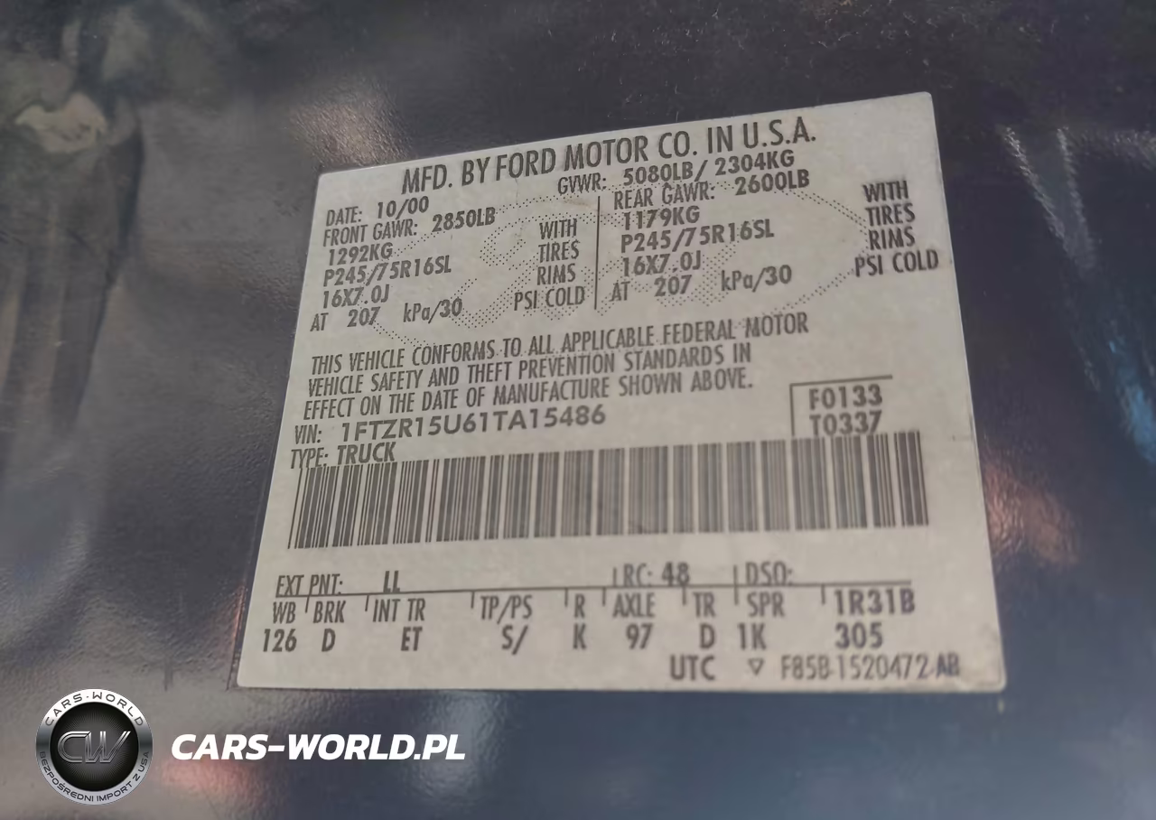 2001 Ford Ranger Edge-Xlt VIN:1FTZR15U61TA15486 - 9