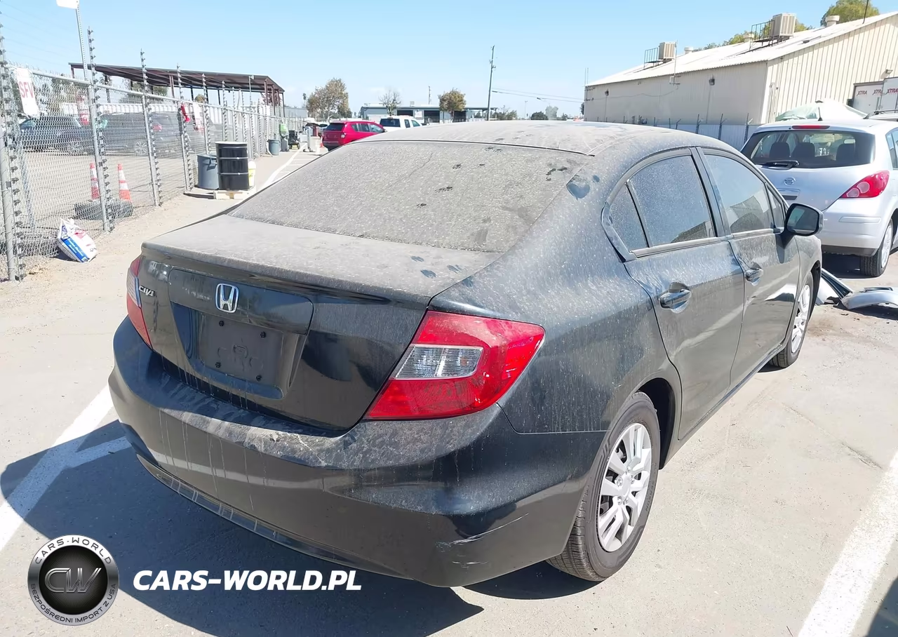 2012 Honda Civic Lx VIN:2HGFB2F53CH587282 - 4