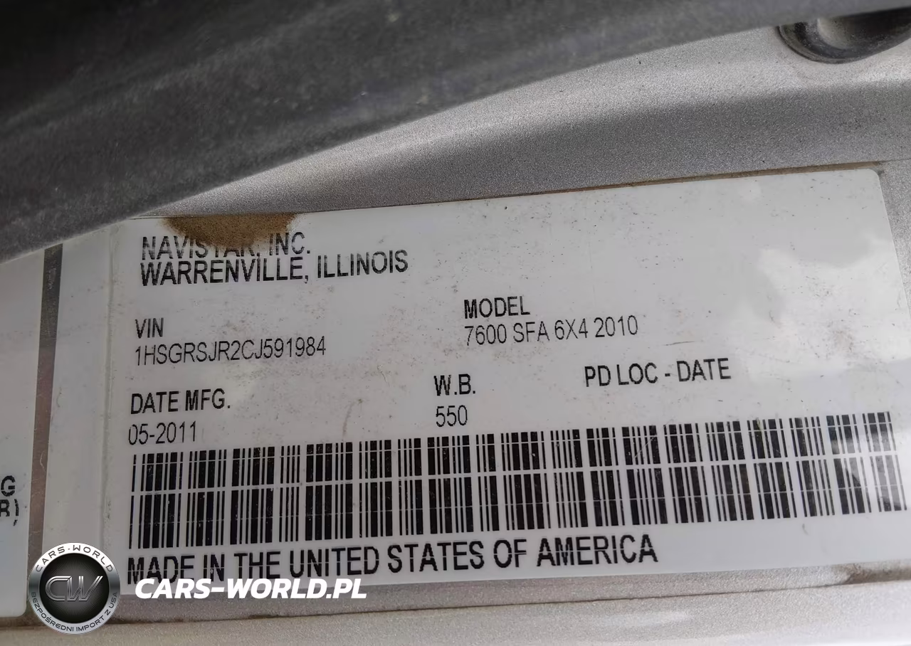 2012 International 7000 7600 VIN:1HSGRSJR2CJ591984 - 9