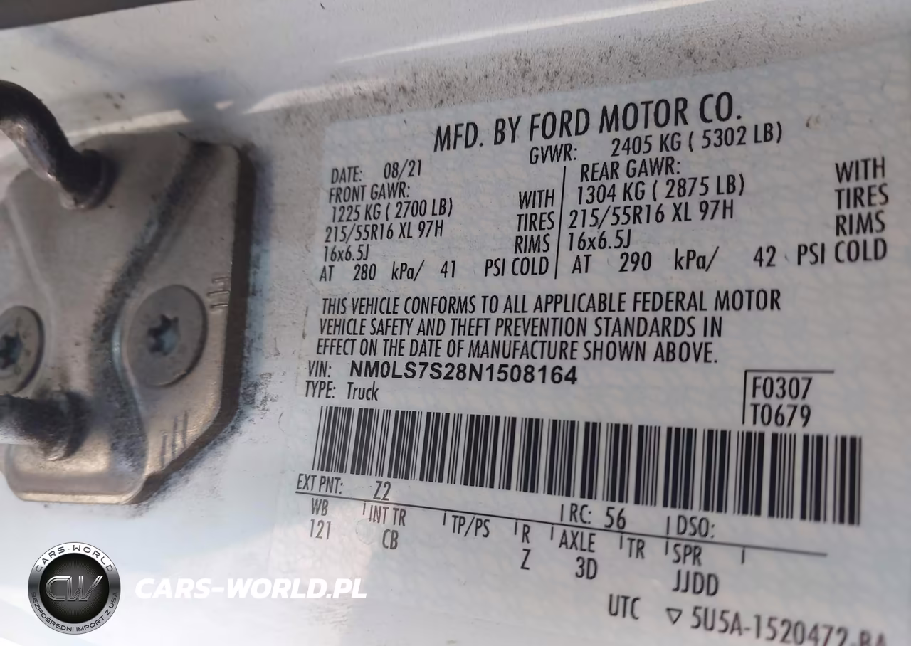 2022 Ford Transit Connect Xl VIN:NM0LS7S28N1508164 - 4