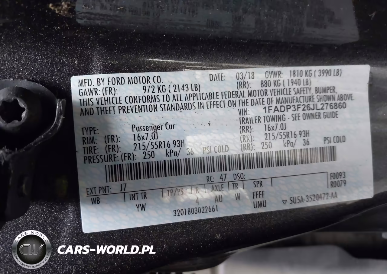 2018 Ford Focus Se VIN:1FADP3F26JL276860 - 9
