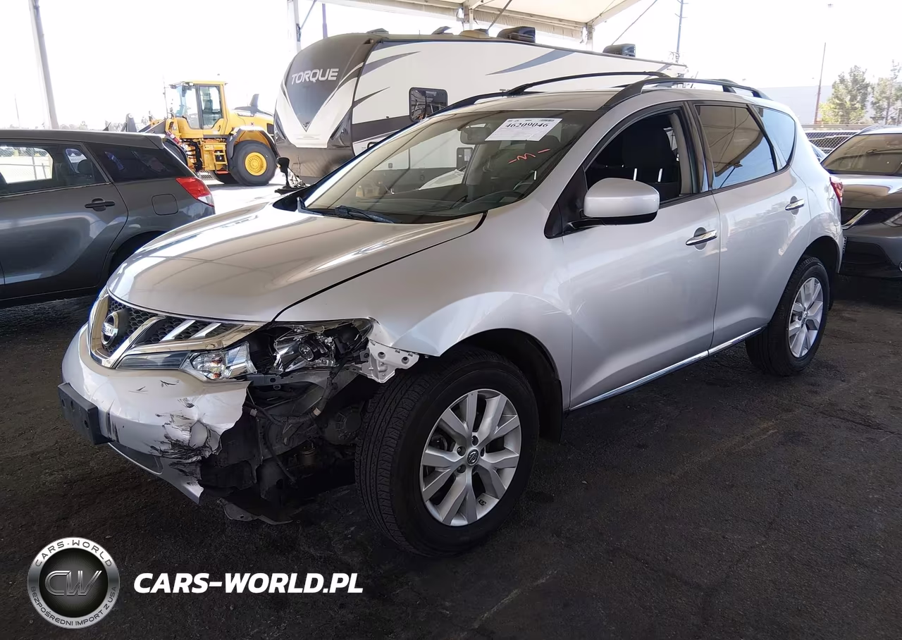 2014 Nissan Murano Sv VIN:JN8AZ1MU7EW416830 - 2