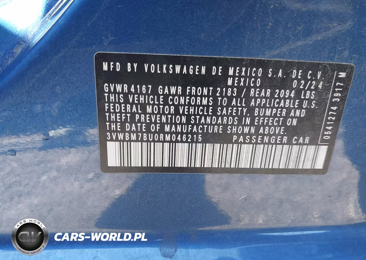 2024 Volkswagen Jetta 1.5T Sport VIN:3VWBM7BU0RM046215 - 9