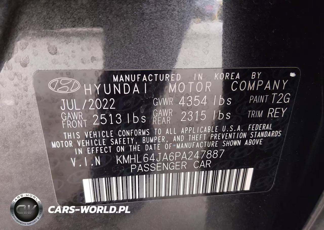 2023 Hyundai Sonata Sel VIN:KMHL64JA6PA247887 - 9