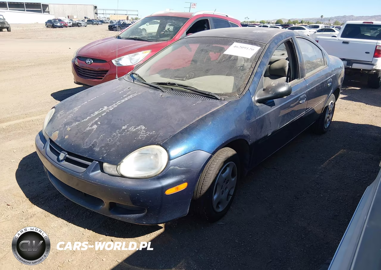 2002 Dodge Neon VIN:1B3AS26C92D528211 - 2