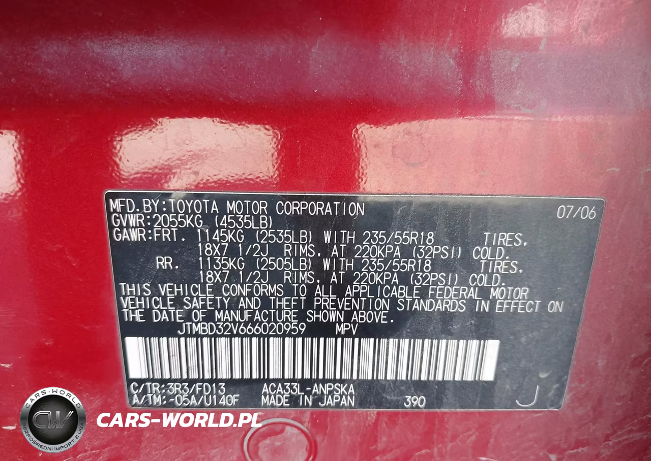 2006 Toyota Rav4 Sport VIN:JTMBD32V666020959 - 9