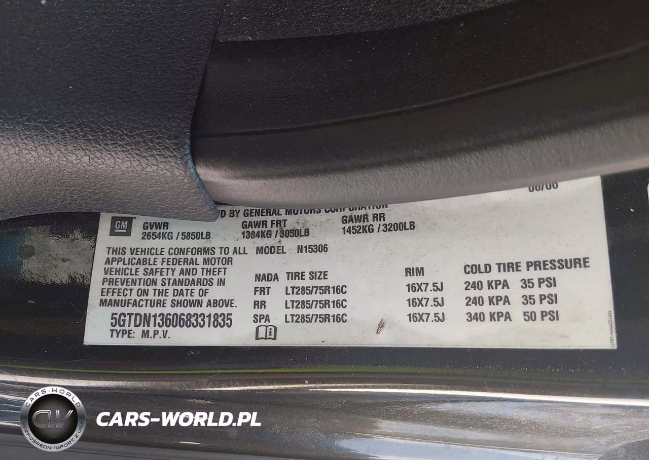 2006 Hummer H3 Suv VIN:5GTDN136068331835 - 9