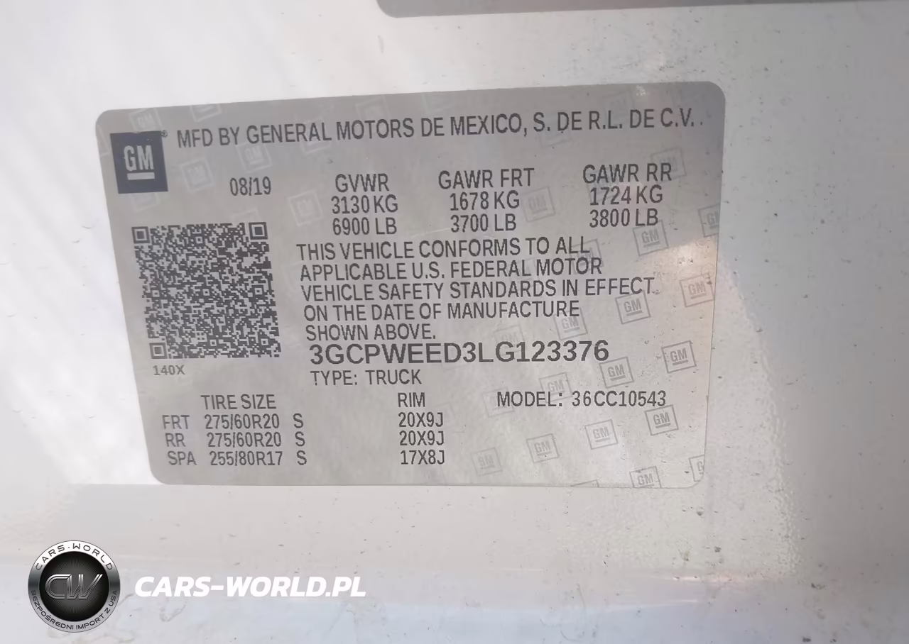 2020 Chevrolet Silverado 1500 Ltz VIN:3GCPWEED3LG123376 - 9