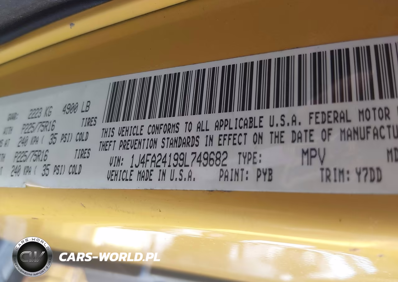 2009 Jeep Wrangler X VIN:1J4FA24199L749682 - 9