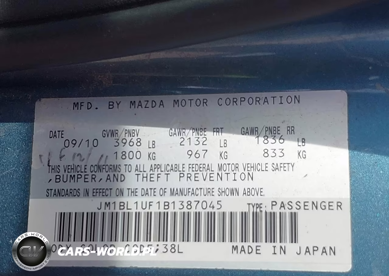 2011 Mazda Mazda3 I Sport VIN:JM1BL1UF1B1387045 - 9