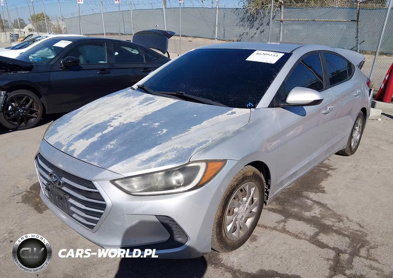 2017 Hyundai Elantra Se VIN:KMHD74LF2HU092068 - 2