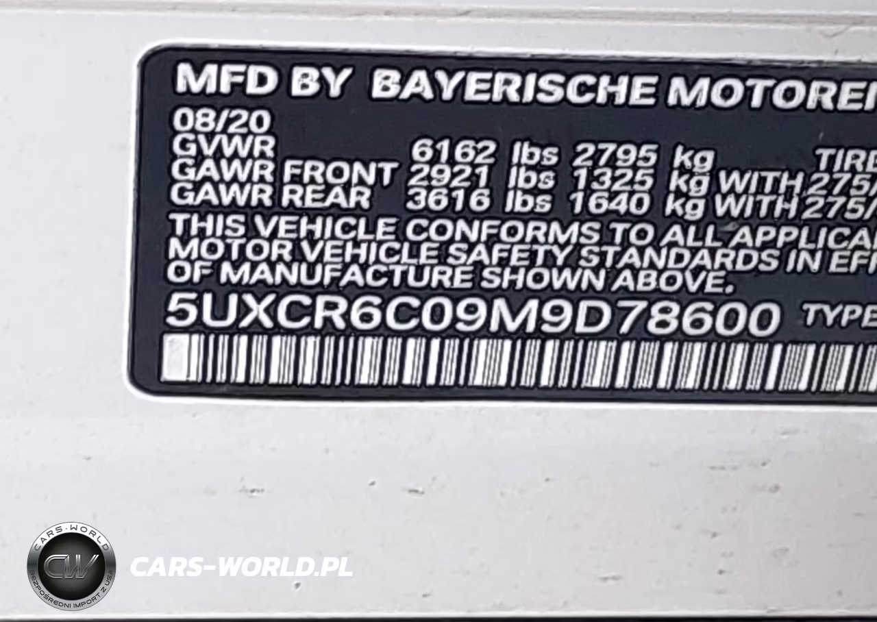 2021 BMW X5 xDrive40I VIN:5UXCR6C09M9D78600 - 9