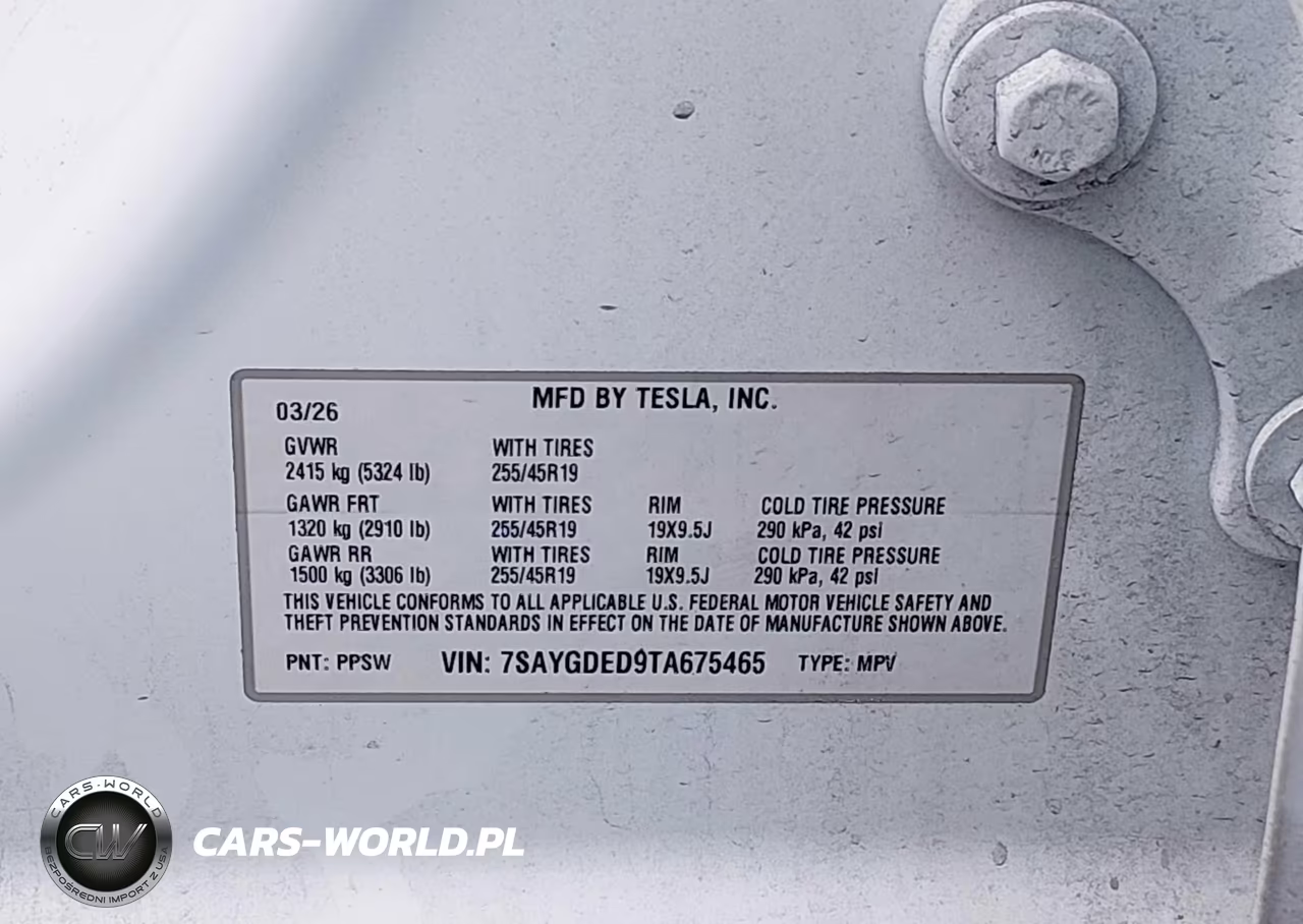 2026 Tesla Model Y Premium Rear-Wheel Drive-Rear-Wheel Drive VIN:7SAYGDED9TA675465 - 9