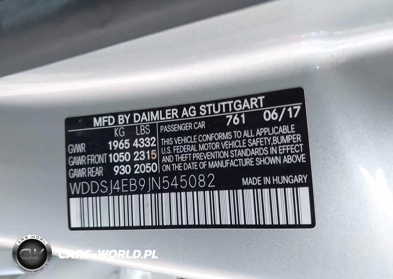 2018 Mercedes-Benz Cla 250 VIN:WDDSJ4EB9JN545082 - 9
