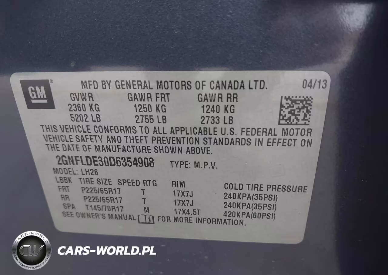 2013 Chevrolet Equinox Lt VIN:2GNFLDE30D6354908 - 9