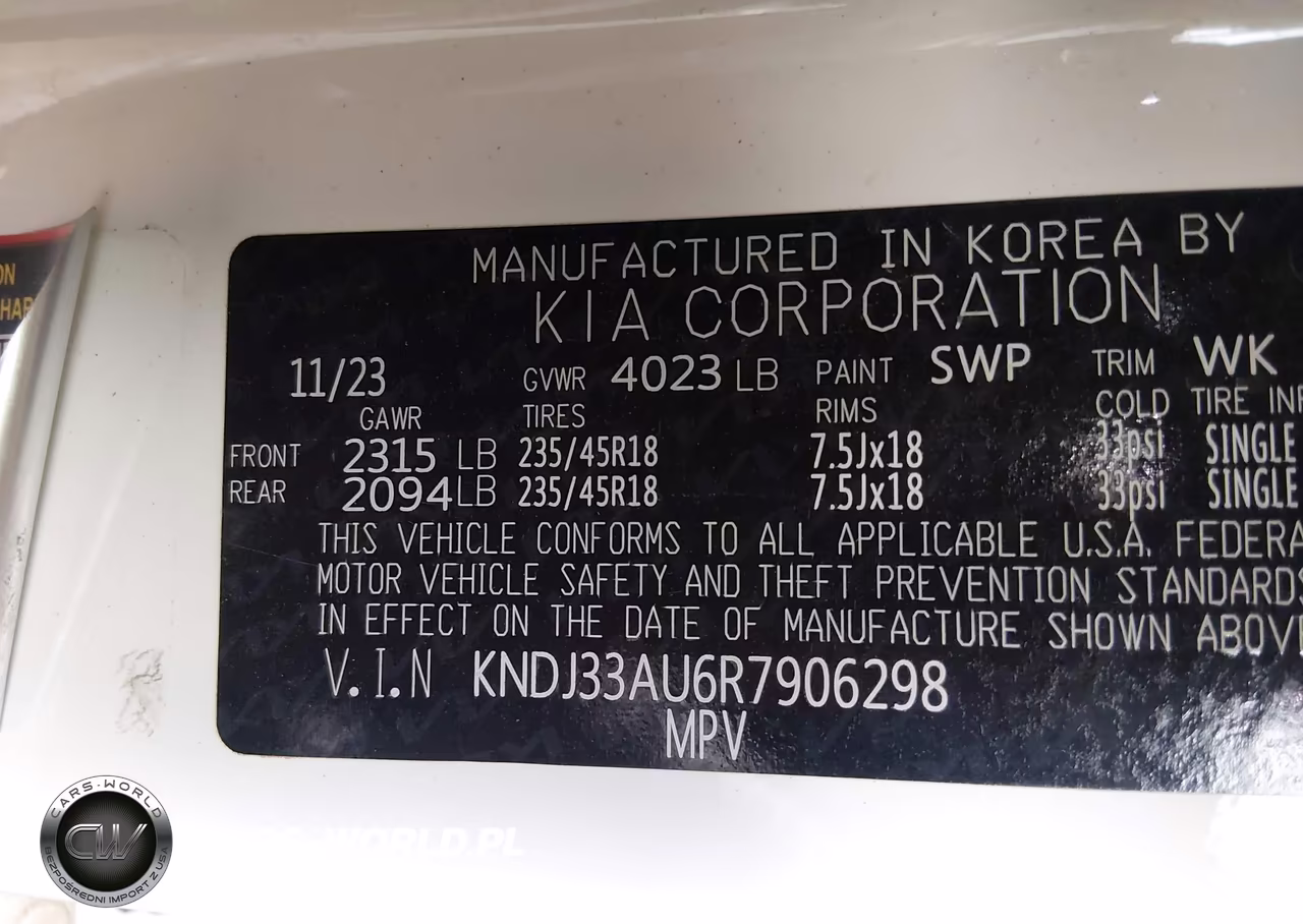2024 Kia Soul Ex VIN:KNDJ33AU6R7906298 - 9