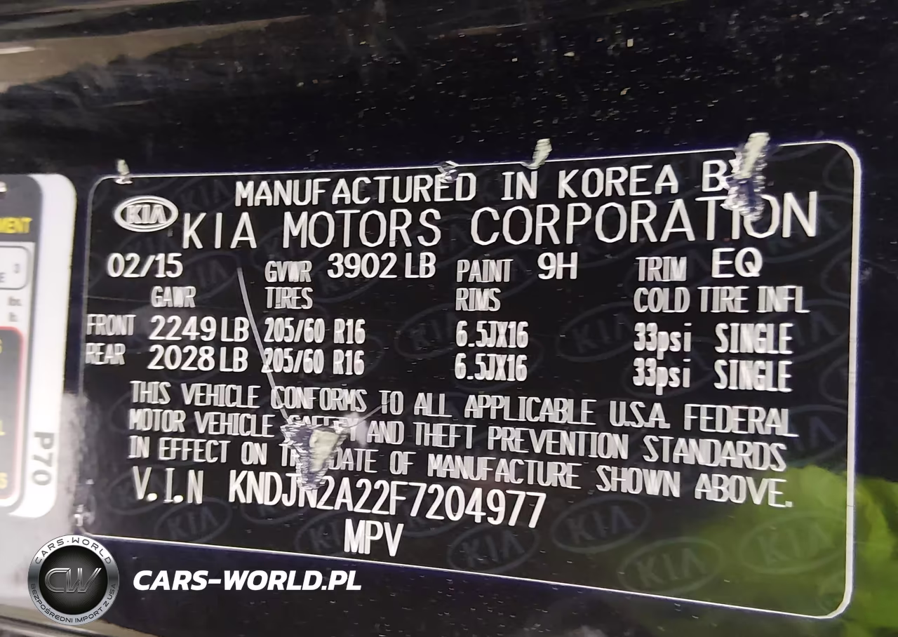 2015 Kia Soul VIN:KNDJN2A22F7204977 - 9
