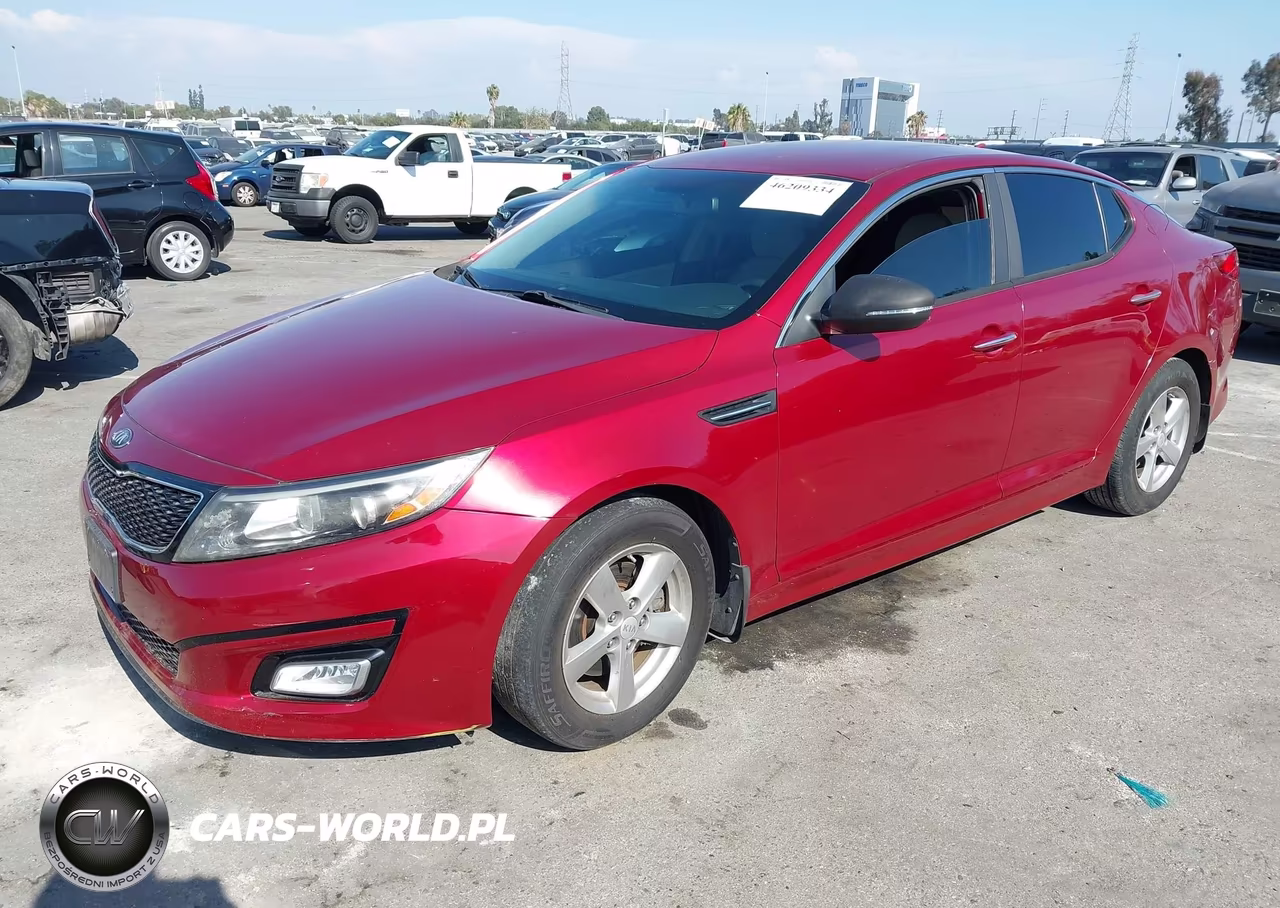 2014 Kia Optima Lx VIN:5XXGM4A73EG318884 - 2