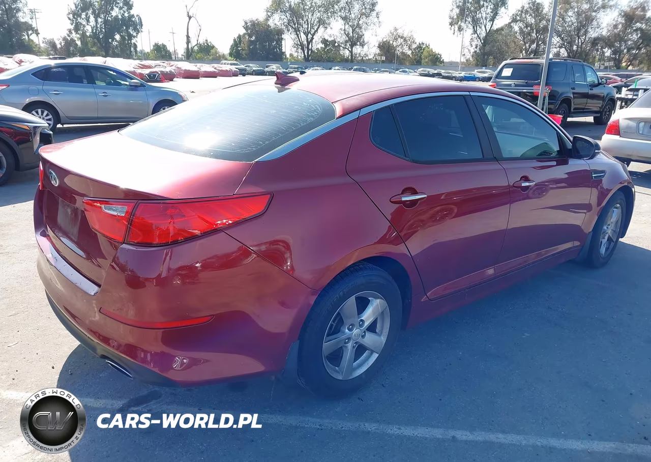 2014 Kia Optima Lx VIN:5XXGM4A73EG318884 - 4