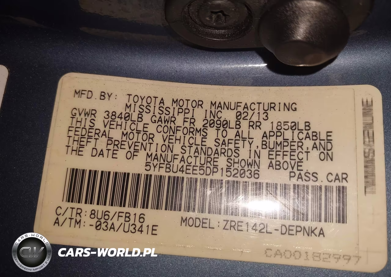 2013 Toyota Corolla Le VIN:5YFBU4EE5DP152036 - 9