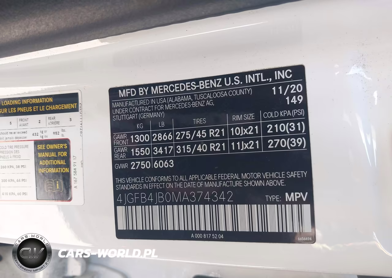 2021 Mercedes-Benz Gle 350 VIN:4JGFB4JB0MA374342 - 9