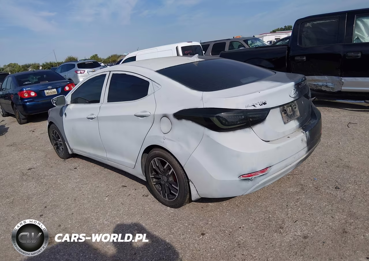 2015 Hyundai Elantra Se VIN:5NPDH4AE8FH572506 - 3