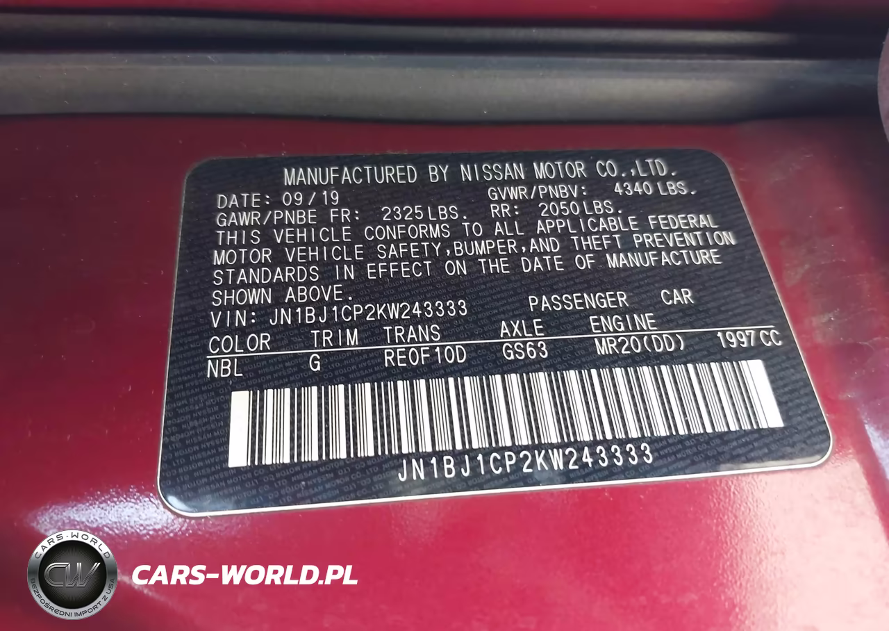 2019 Nissan Rogue Sport S VIN:JN1BJ1CP2KW243333 - 9