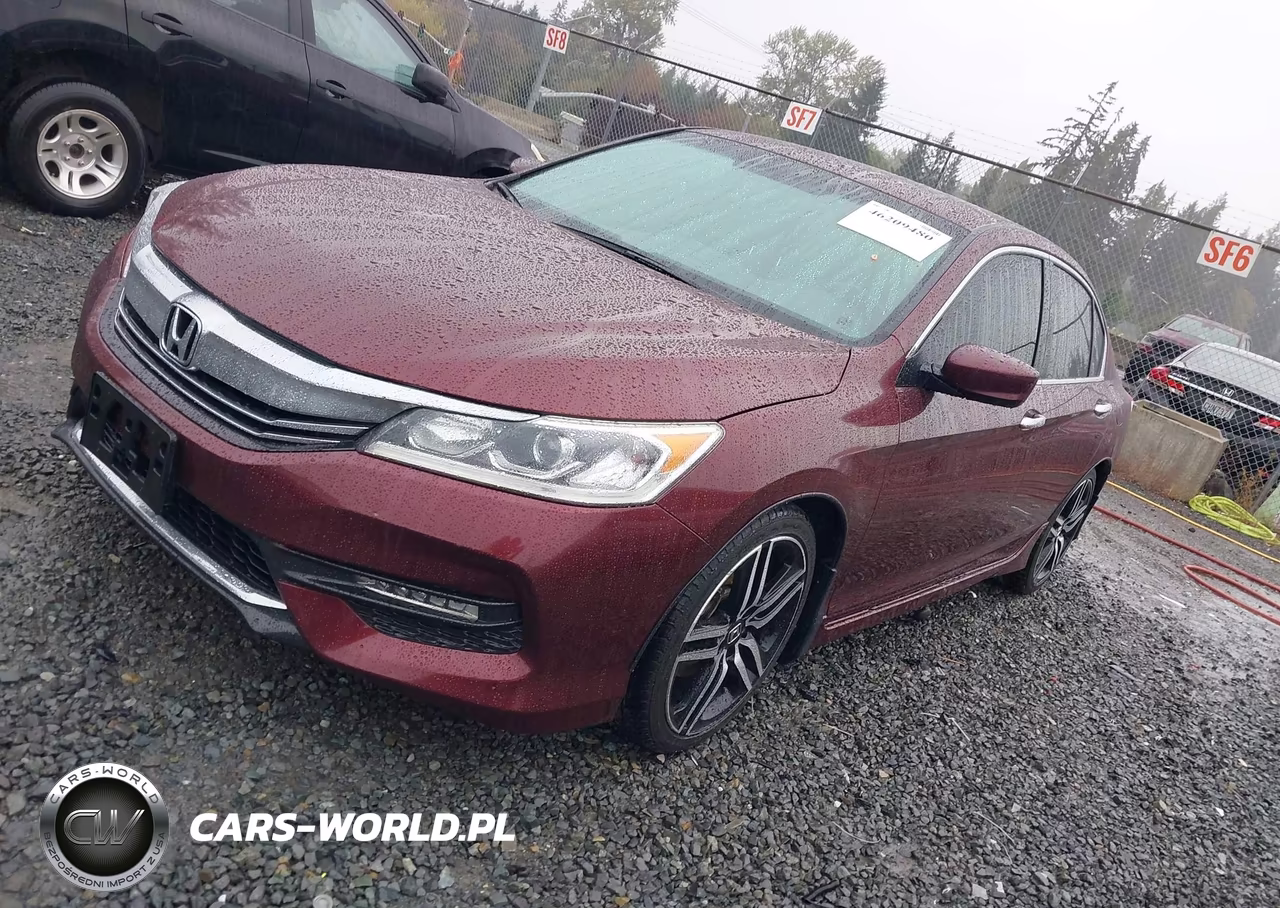 2016 Honda Accord Sport VIN:1HGCR2F5XGA199274 - 2