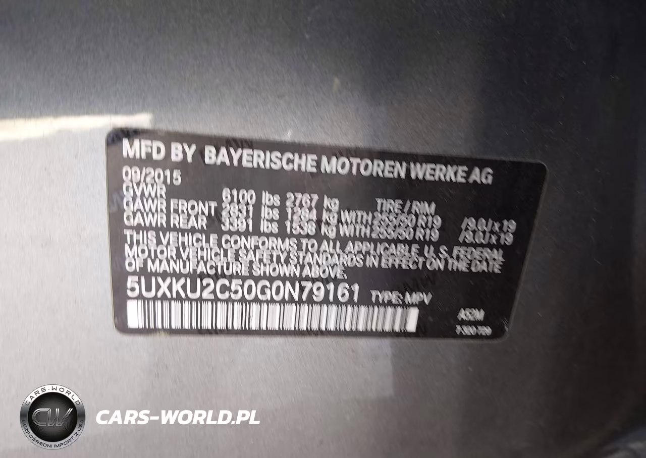 2016 BMW X6 xDrive35I VIN:5UXKU2C50G0N79161 - 9