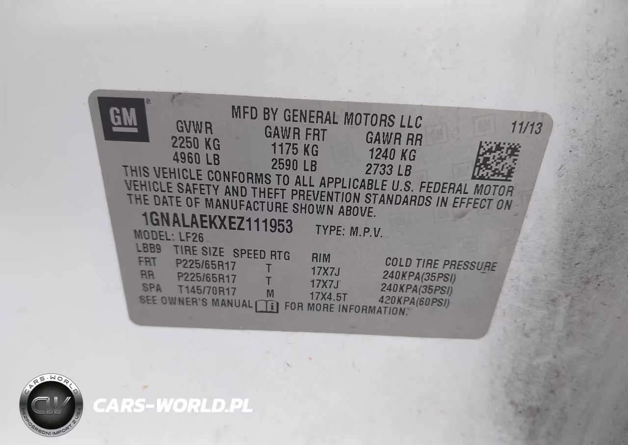 2014 Chevrolet Equinox Ls VIN:1GNALAEKXEZ111953 - 9