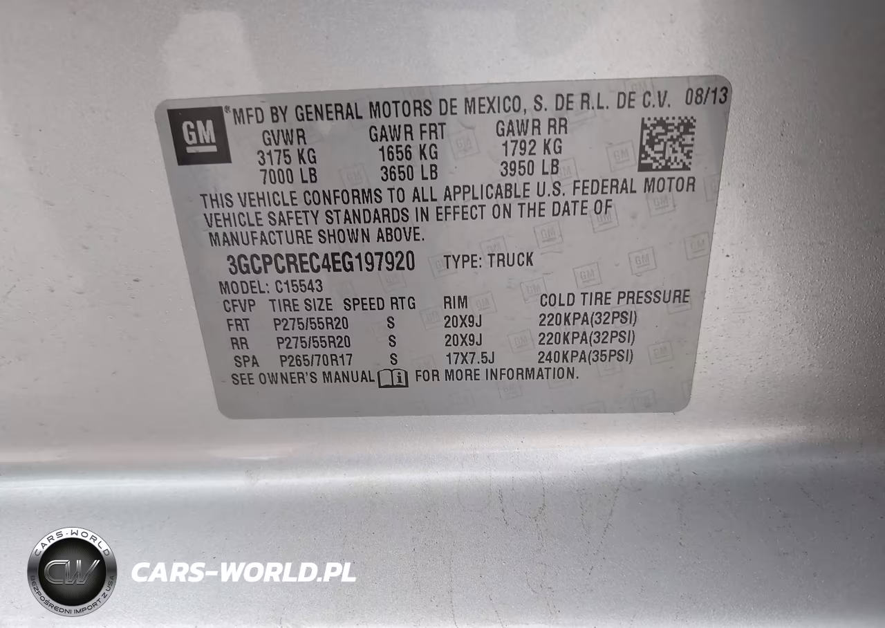 2014 Chevrolet Silverado 1500 Lt VIN:3GCPCREC4EG197920 - 9