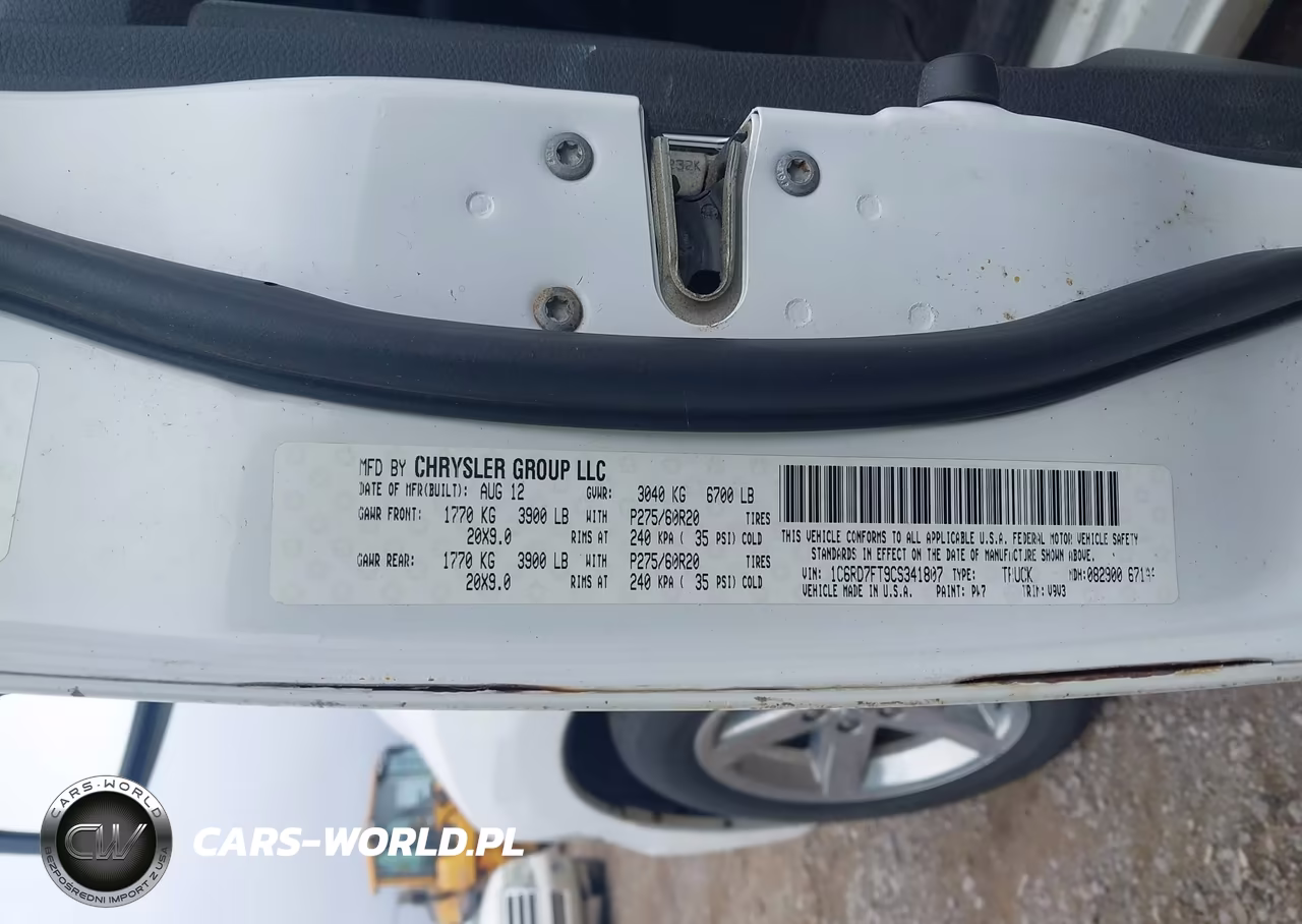 2012 Ram 1500 Express VIN:1C6RD7FT9CS341807 - 9