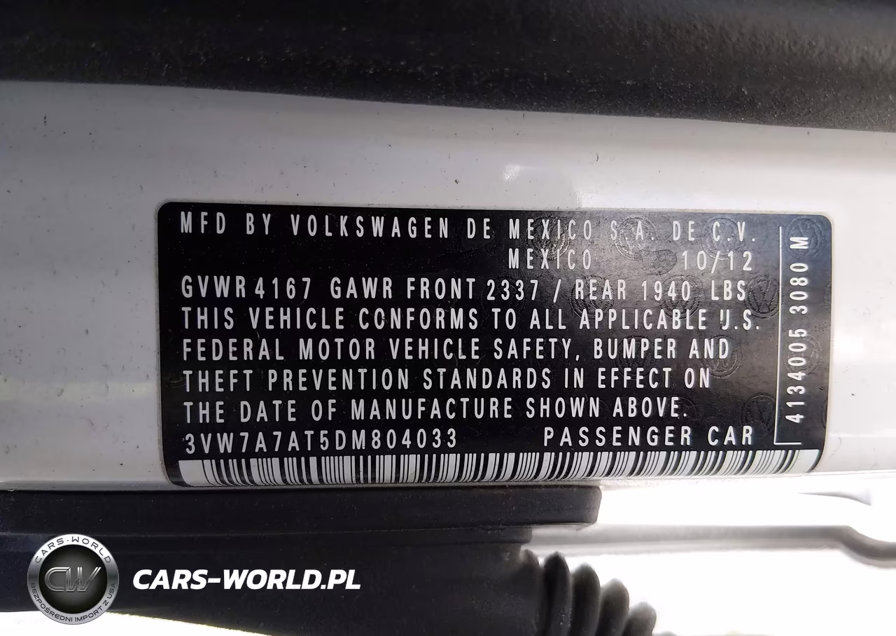 2013 Volkswagen Beetle 2.0T VIN:3VW7A7AT5DM804033 - 9