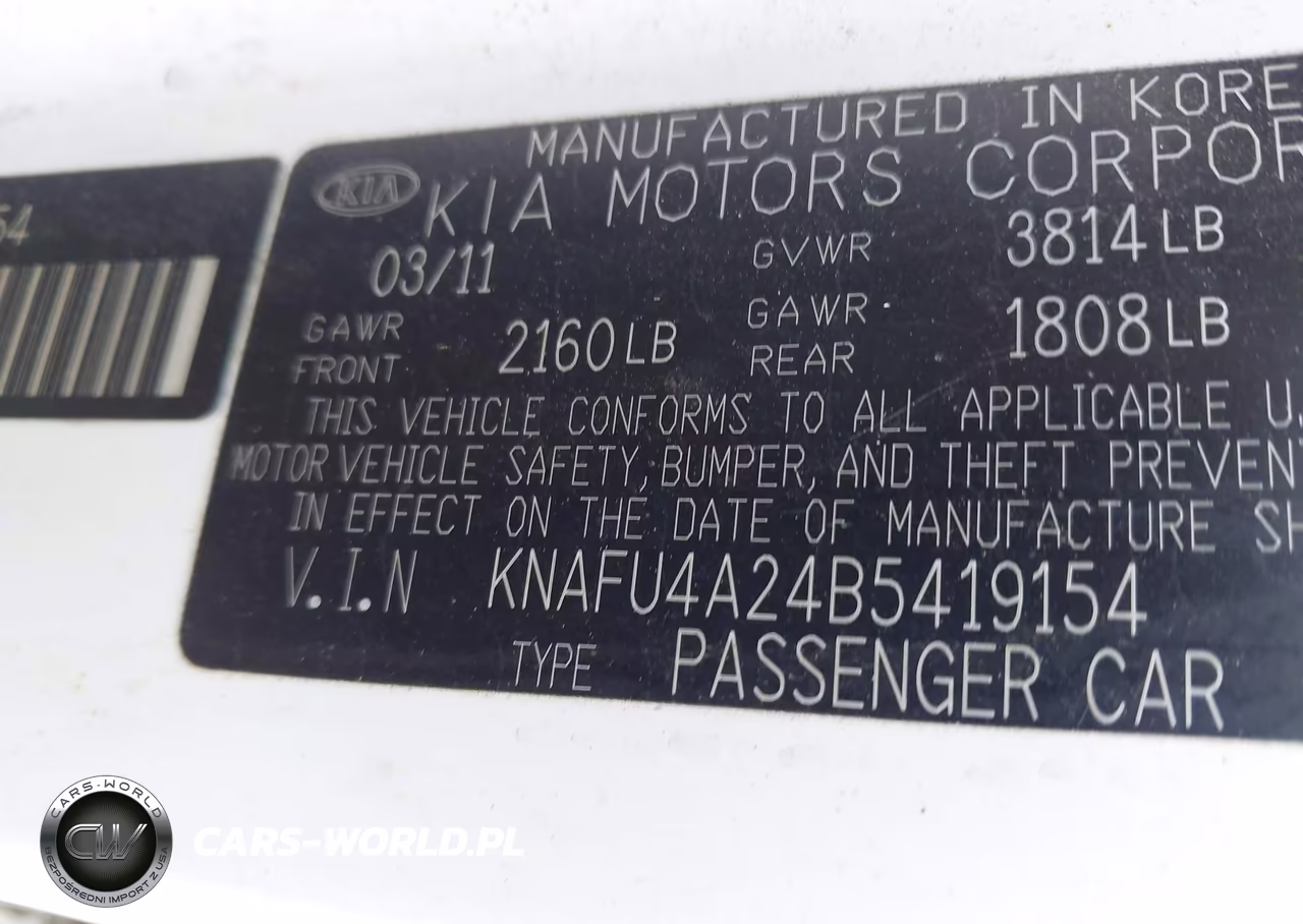 2011 Kia Forte Ex VIN:KNAFU4A24B5419154 - 9
